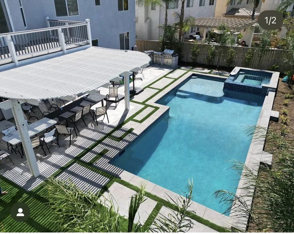 Top-rated garden landscaping with custom design in Anaheim, CA by Wolf Pack Masonry