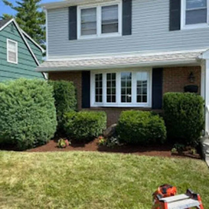 Professional landscape design for year-round maintenance across East Aurora, NY - Wolf Property Services