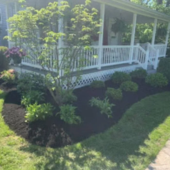 Custom garden landscaping in East Aurora, NY - Wolf Property Services