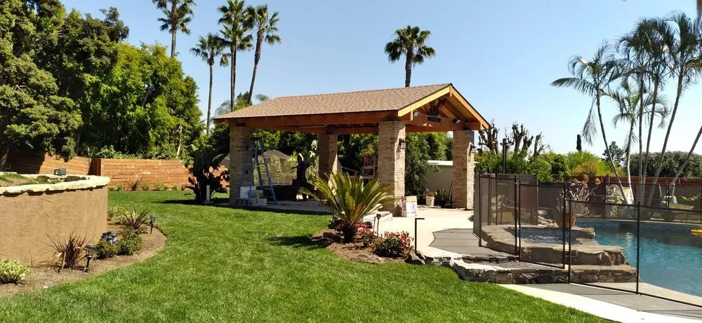 Custom landscape installation in Villa Park, CA - Wolff Horticultural