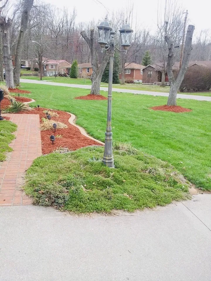 Affordable garden landscaping with custom design across Louisville, KY - Wolfie’s Lawn Care