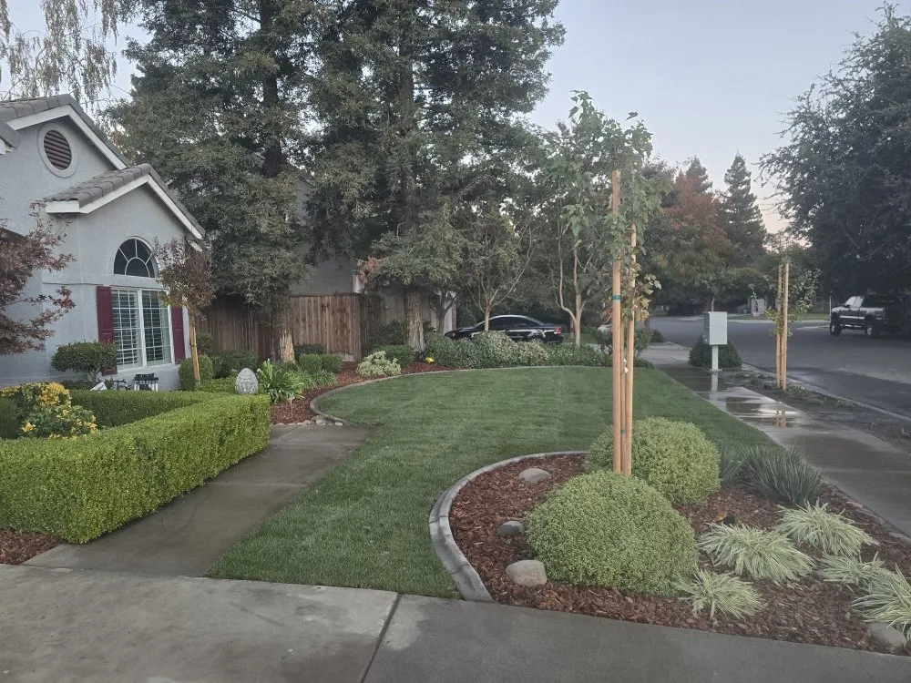Local landscape installation in Modesto, CA - WolfPack EarthCare & Irrigation