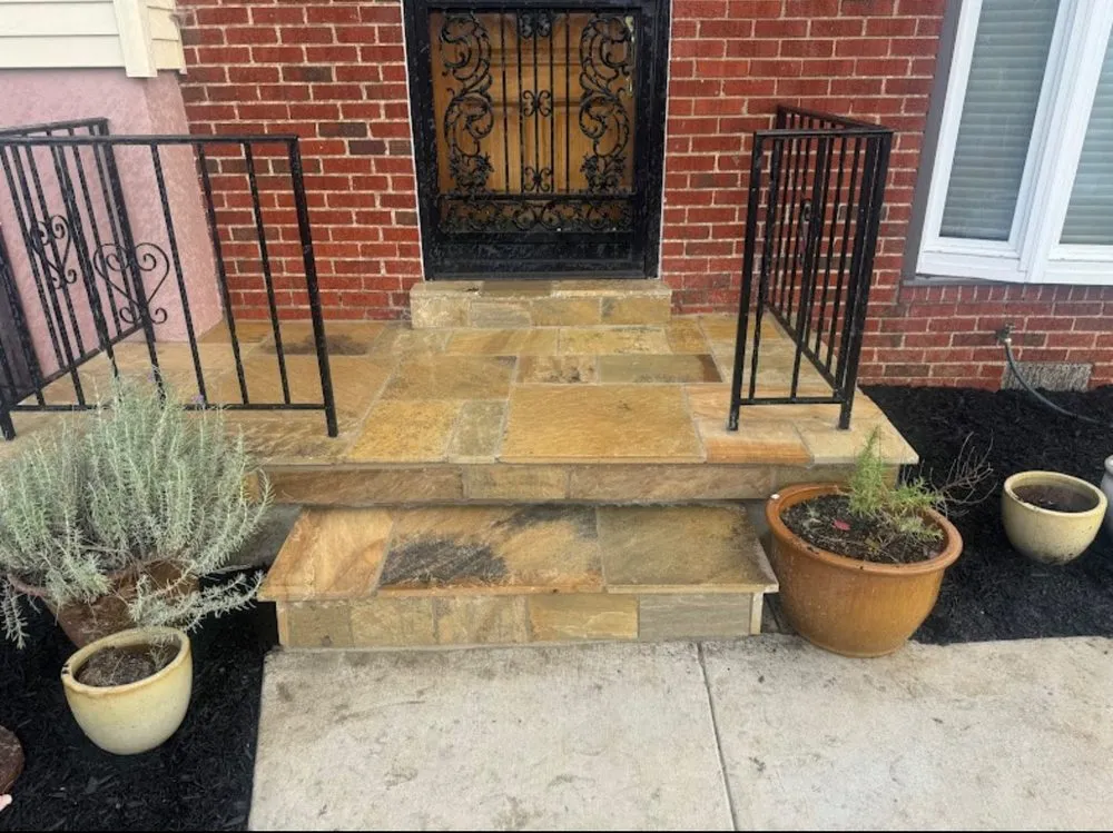 Custom lawn mowing service for beautiful yards in Catonsville, MD by Wolfpack Lawn and Landscaping