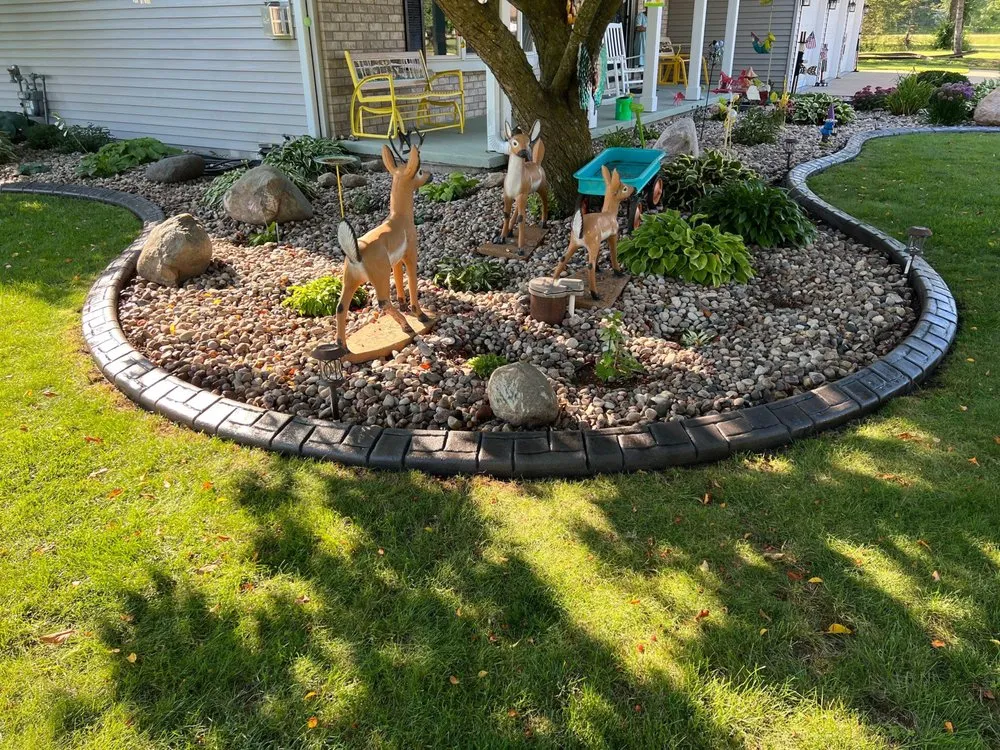 Local garden landscaping for beautiful yards in Hortonville, WI by Wolfrath's Curb