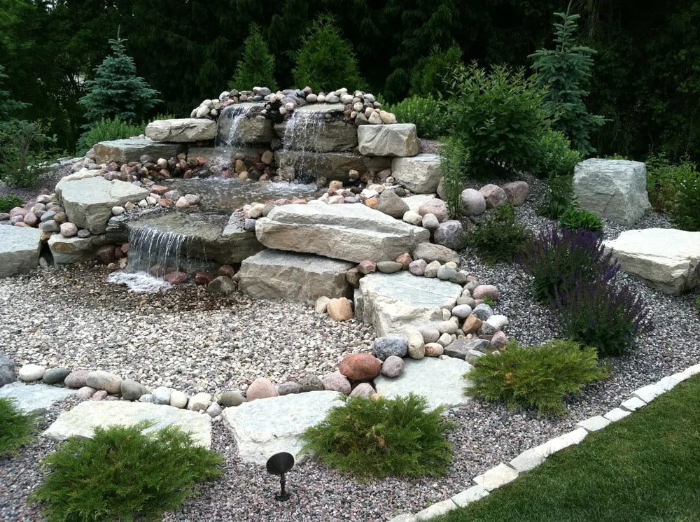 Custom residential landscaping in Hortonville, WI by Wolfrath's Nursery & Landscaping