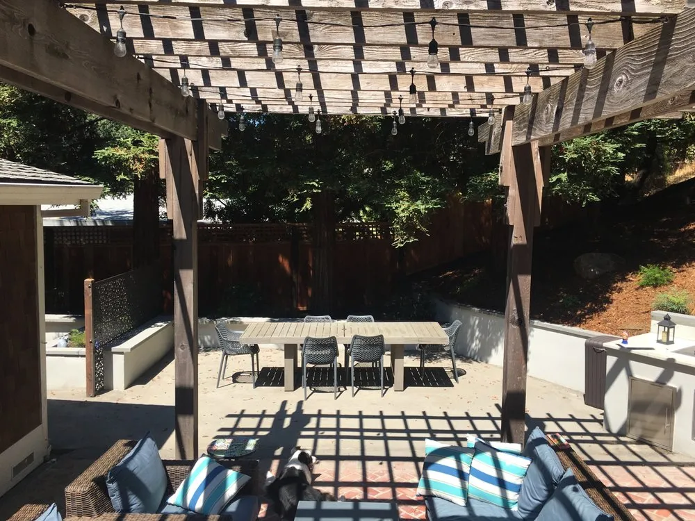 Trusted lawn mowing service with custom design in Concord, CA by Wolf's Intuitive Landscapes