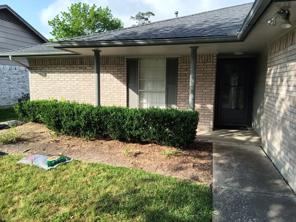 Local lawn mowing service in Porter, TX by Wolf's Landscaping