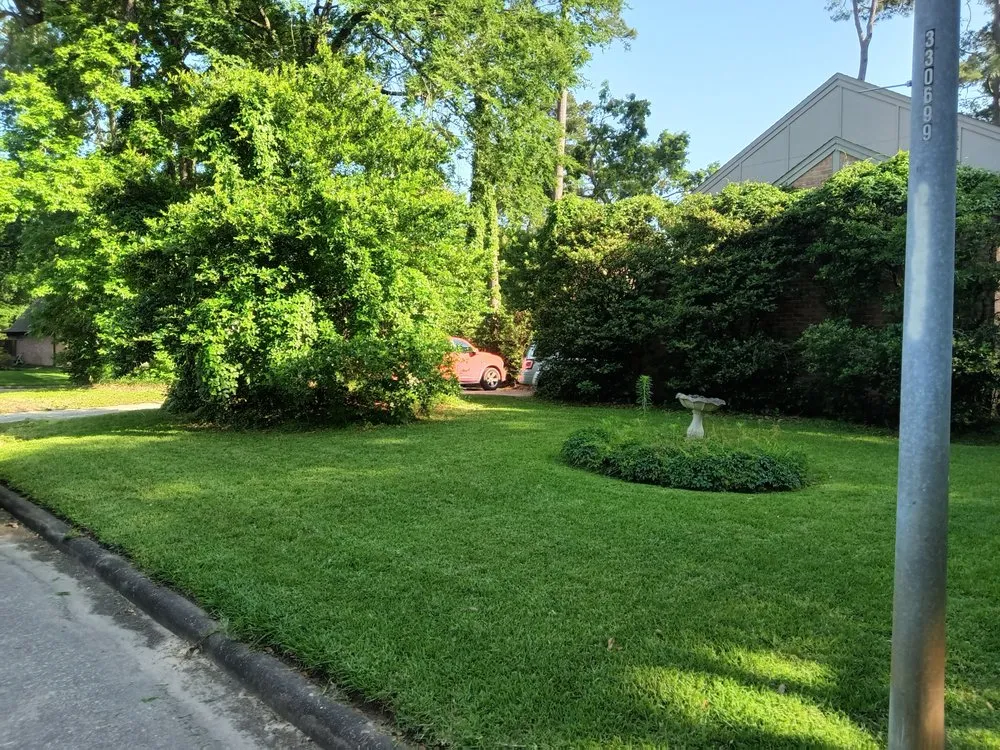 Professional lawn care service in Porter, TX by Wolf's Landscaping