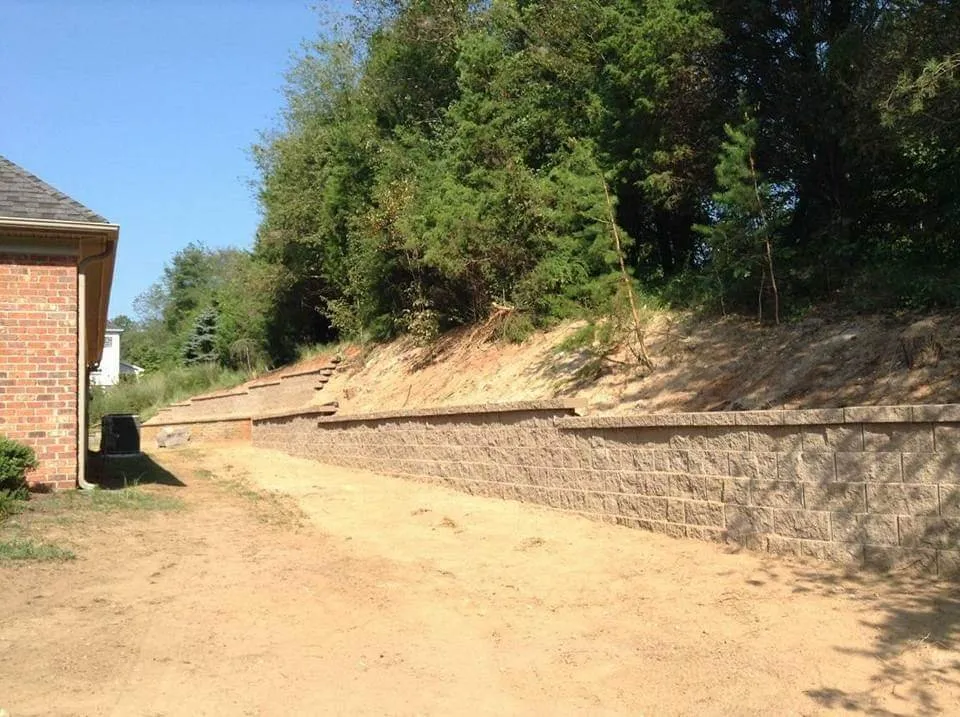 Professional yard cleanup service with custom design across Winston-salem, NC - Wolfy's Landscaping Specialists