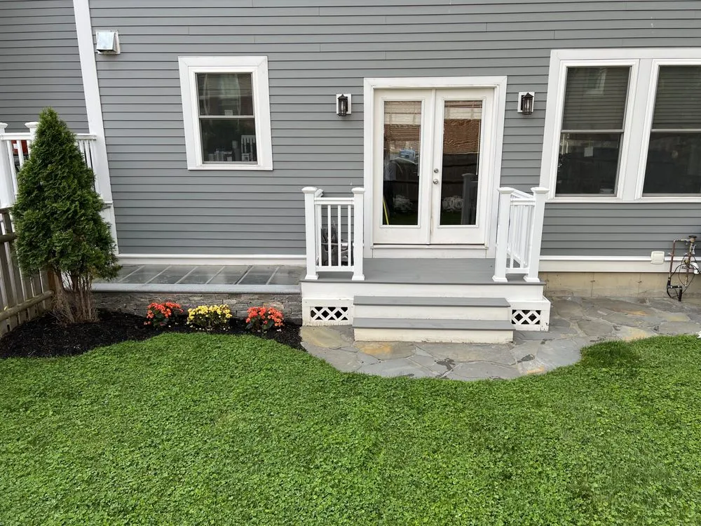 Top-rated residential landscaping for beautiful yards in Belmont, MA by Wollaston Development