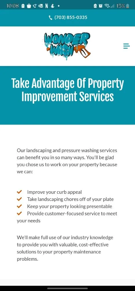 Custom lawn care service in Stafford, VA - Wonder Wash Exterior Cleaning