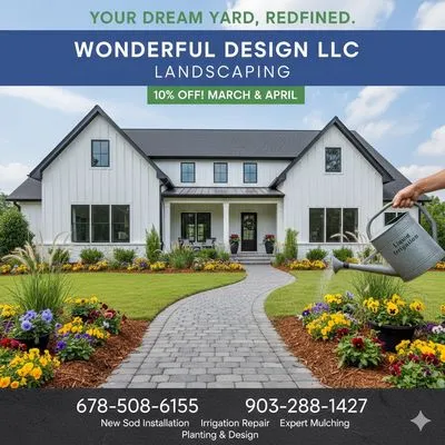 Wonderful Design Landscaping Logo