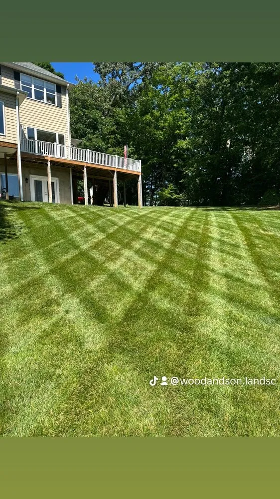 Local landscape installation for beautiful yards in Salisbury, NC by Wood and son landscaping/grading