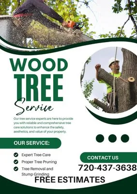Wood Tree Service Logo