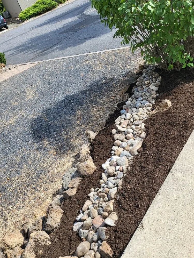 Professional landscape installation for beautiful yards in Bend, OR by Woodbyrne All Seasons Groundskeeping