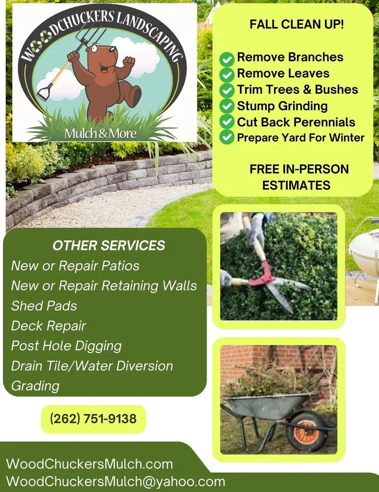 Local landscape design in Waukesha, WI by WoodChucker's Mulch