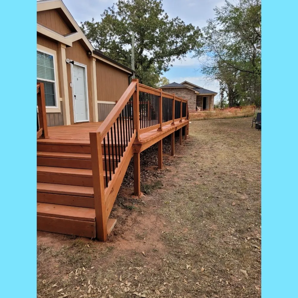 Affordable landscape design in Guthrie, OK - Woodgrain Construction