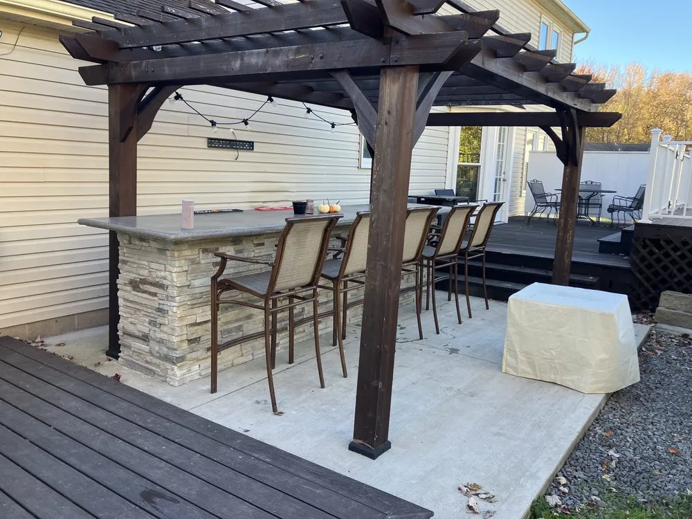 Top-rated garden landscaping near you in Walworth, NY by Woodgreen Landscape And Construction