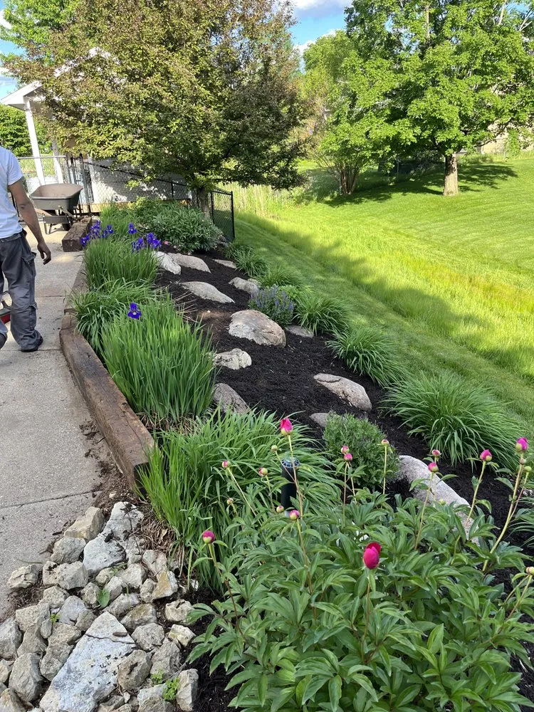 Professional landscaping services for beautiful yards in Andover, MN by Woodies Outdoor Services