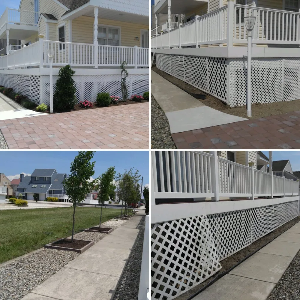 Affordable landscape installation for homes in Cape May Court House, NJ by Woodland Landscaping