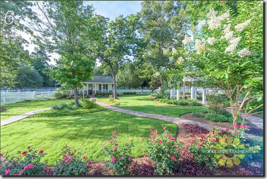 Expert landscape design for beautiful yards in Montgomery, TX by Woodlands Landscaping