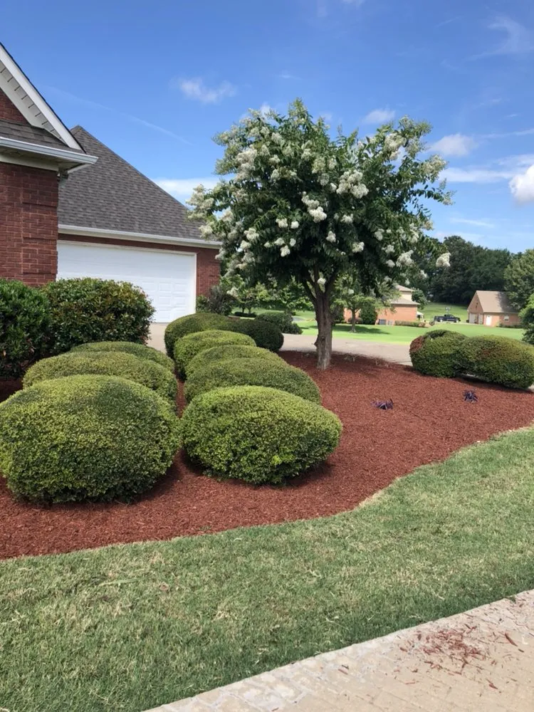 Custom landscape design for homes in Brownsville, TN by Woodlawn Lawn Care of Brownsville