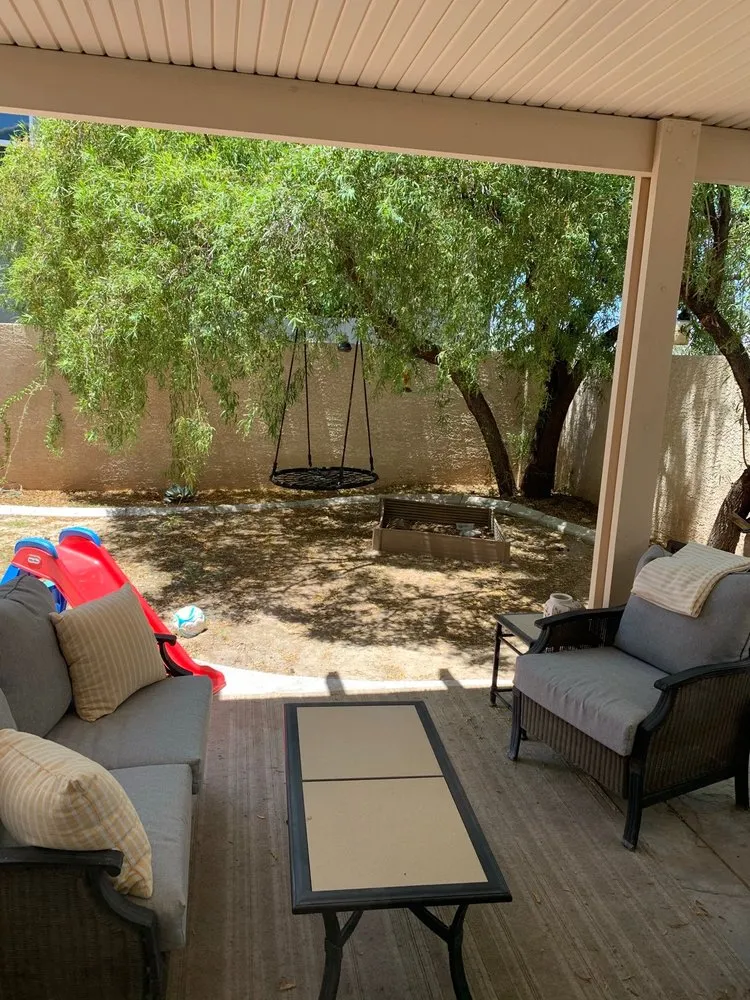 Top-rated yard cleanup service with custom design in Las Vegas, NV by Woodpecker Tree Service & Landscaping Design