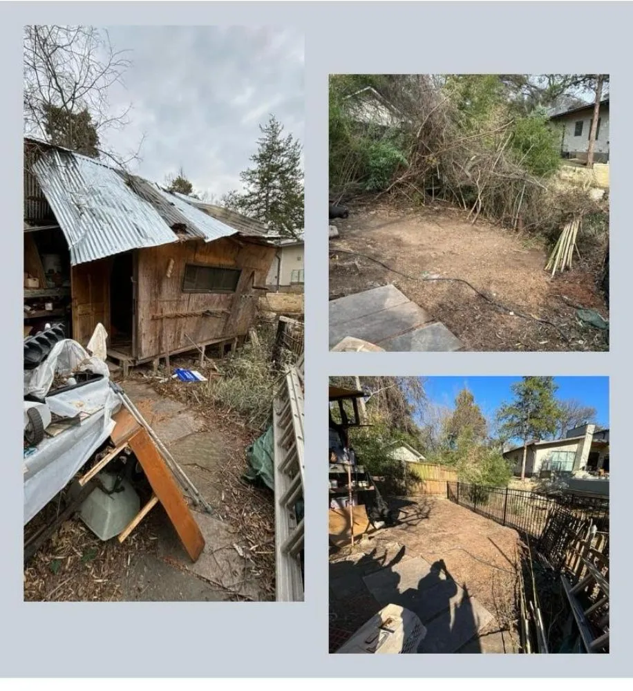 Affordable yard maintenance with custom design in Denton, TX by Woodpecker Tree Service and Fence