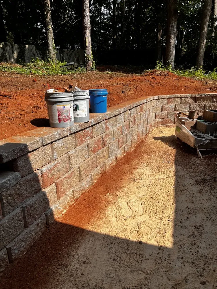 Affordable landscape installation in Lawerenceville, GA by WoodRaven Landscape