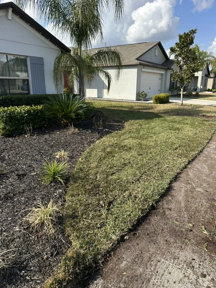 Custom landscape installation for homes in Dade City, FL by Woods Home Services