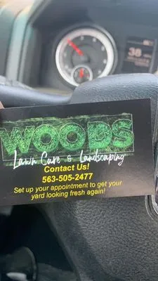 Woods Lawn Care & Landscaping Logo