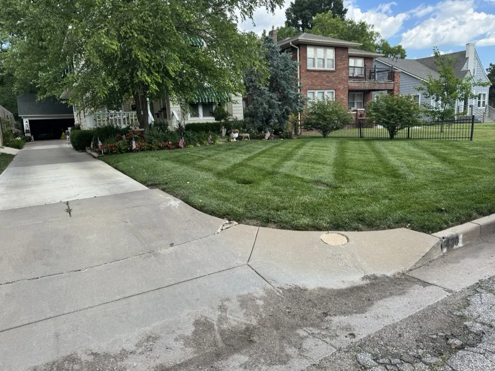 Affordable residential landscaping in Wichita, KS by Woods Lawn Care