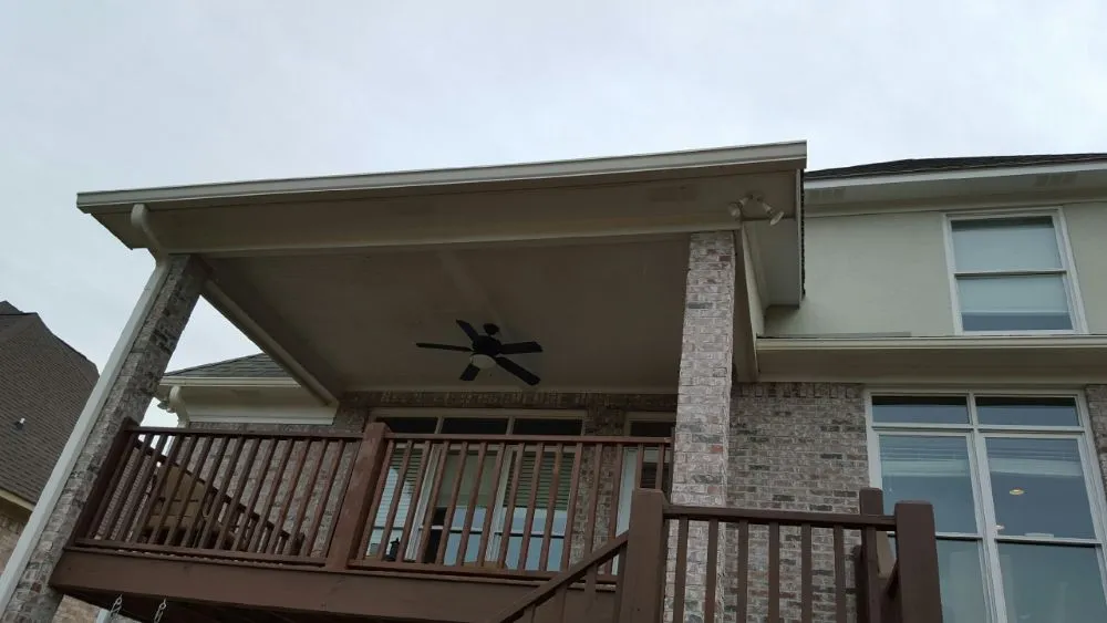 Custom outdoor landscaping in Columbus, GA by Woods Lawn Services and Painting