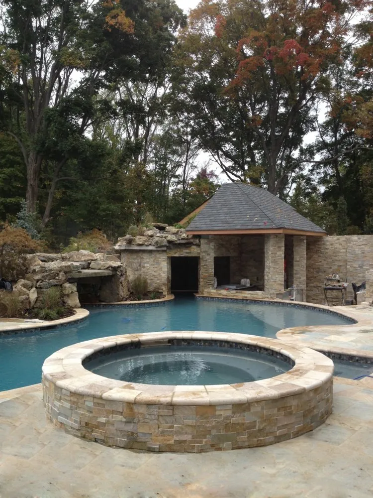 Custom yard maintenance in Wayne, NJ by Woodside Custom Pools