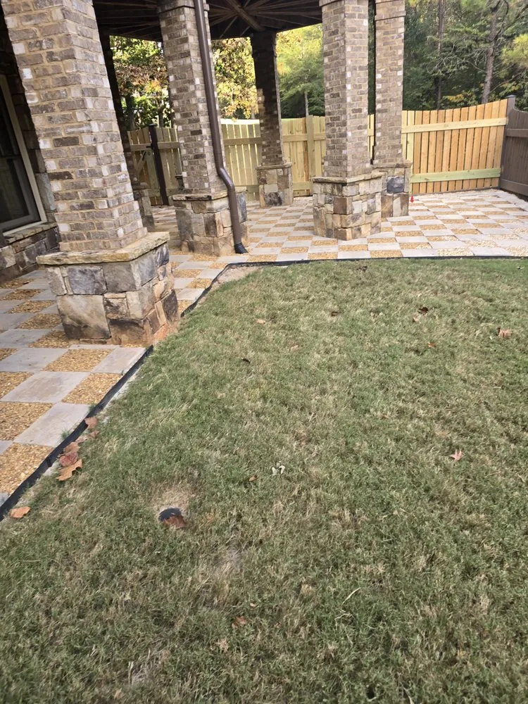 Professional yard maintenance in Canton, GA by Woodstock Landscape Design Group