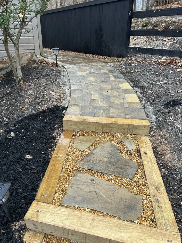 Custom landscape design in Canton, GA by Woodstock Landscape Design Group