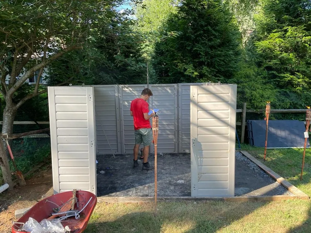 Custom landscape installation in Mount Airy, MD by Woodstone Landscaping