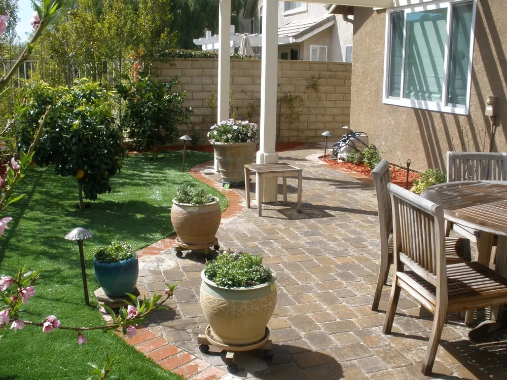 Professional outdoor landscaping in Canoga Park, CA by Woody's Landscape & Masonry