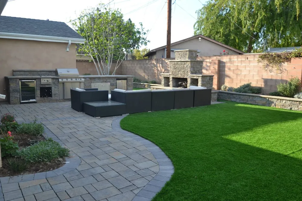 Custom yard cleanup service for outdoor upgrades in Canoga Park, CA by Woody's Landscape & Masonry