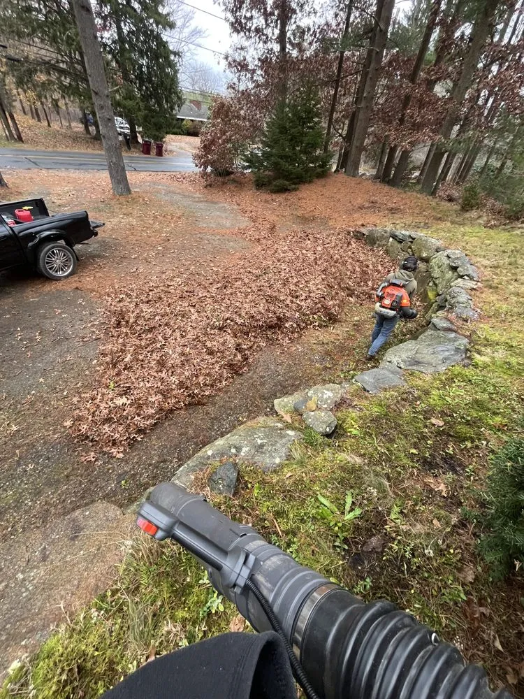 Affordable outdoor landscaping with custom design in Middleborough, MA by Woody’s Landscape