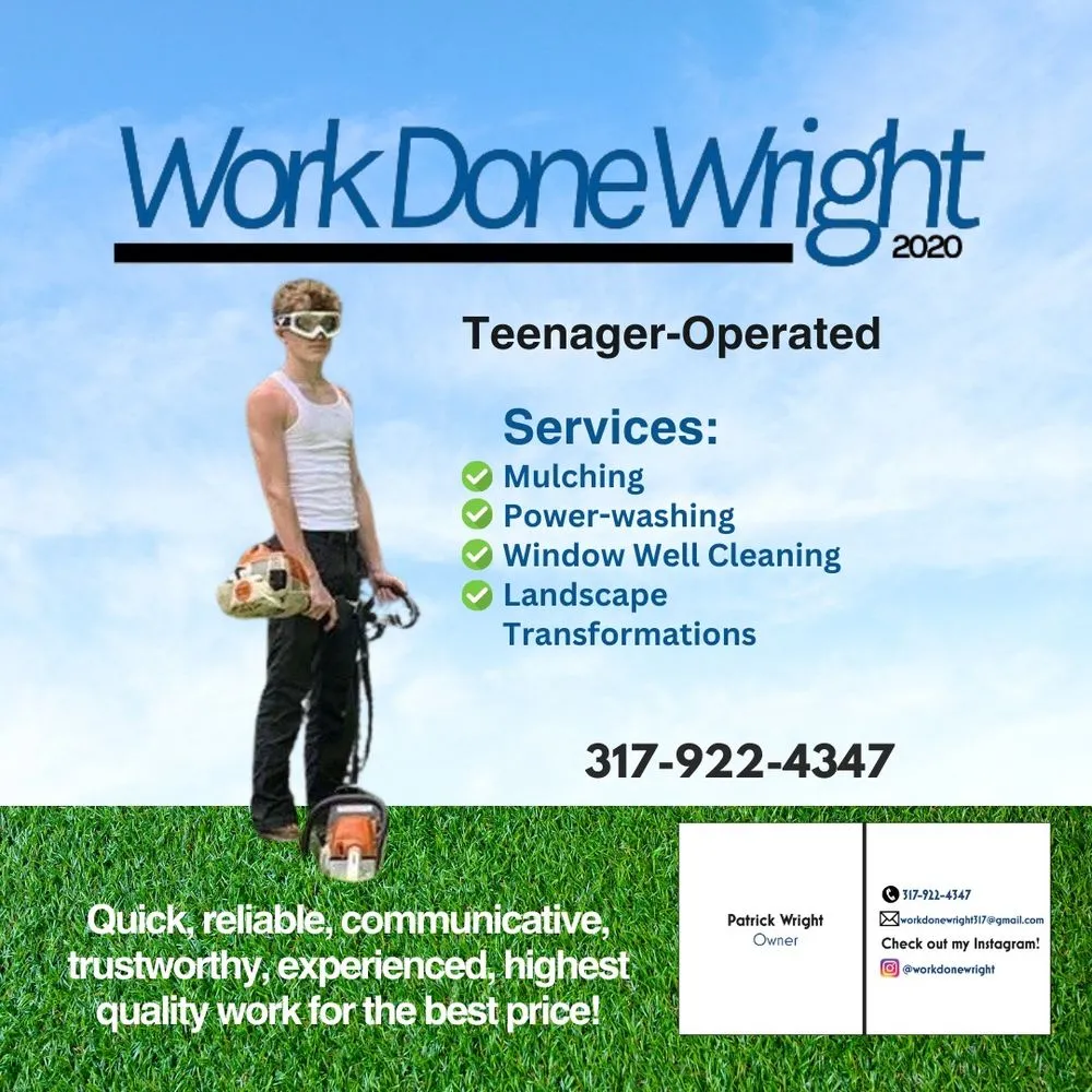 Local landscaping services in Carmel, IN - Work Done Wright