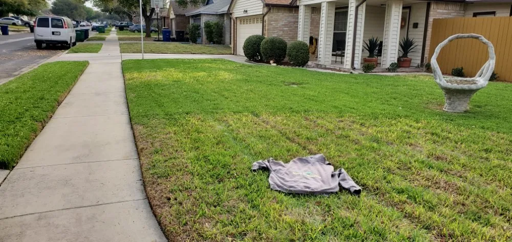 Trusted outdoor landscaping with custom design in Converse, TX by Work in Wisdom Services