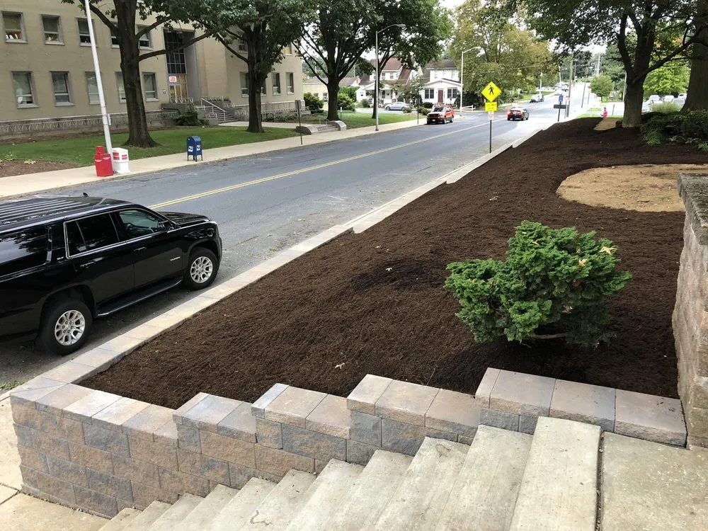 Custom garden landscaping in Palmyra, PA by Work Of Art Landscape