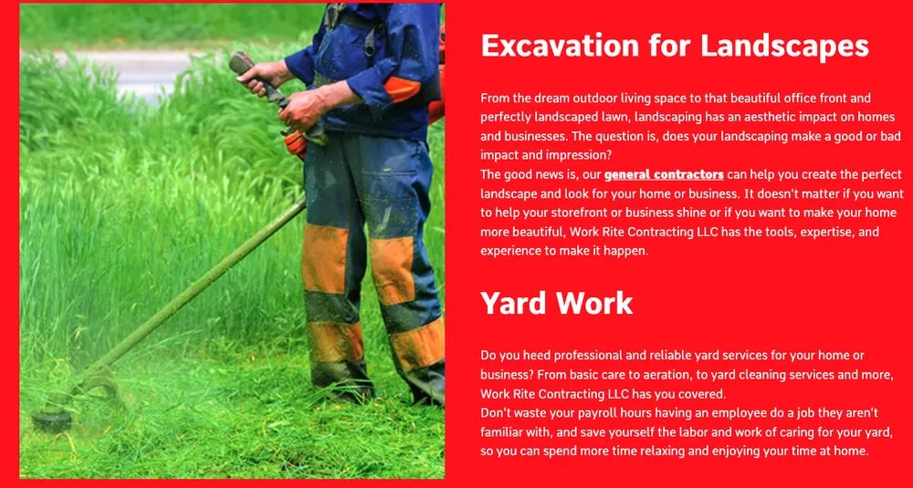 Local landscape design in Walton, NE by Work Rite Contracting
