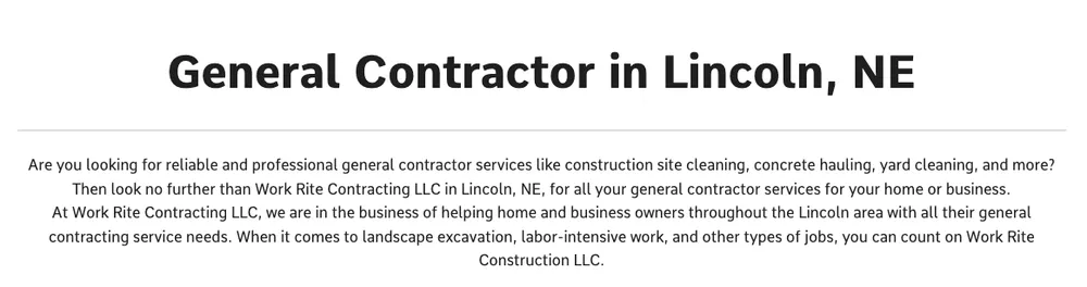 Professional lawn care service with custom design across Walton, NE - Work Rite Contracting
