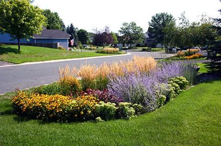 Expert garden landscaping in Fayetteville, NY by Worker Bee Landscaping and Lawn Care