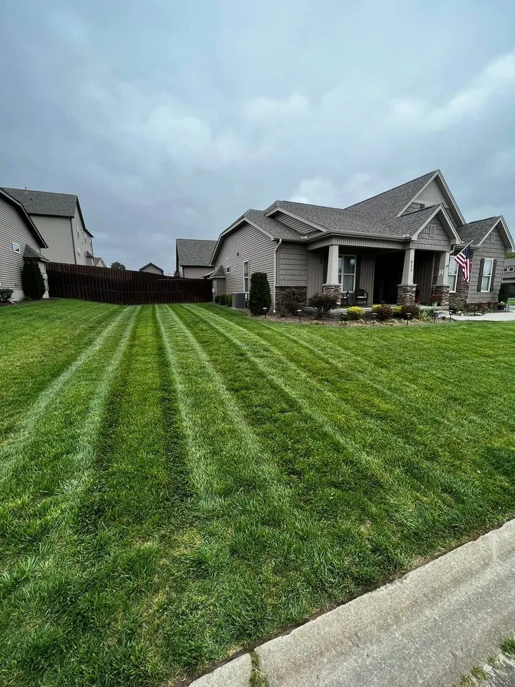 Custom garden landscaping in Spartanburg, SC by Worker B's Lawn Care