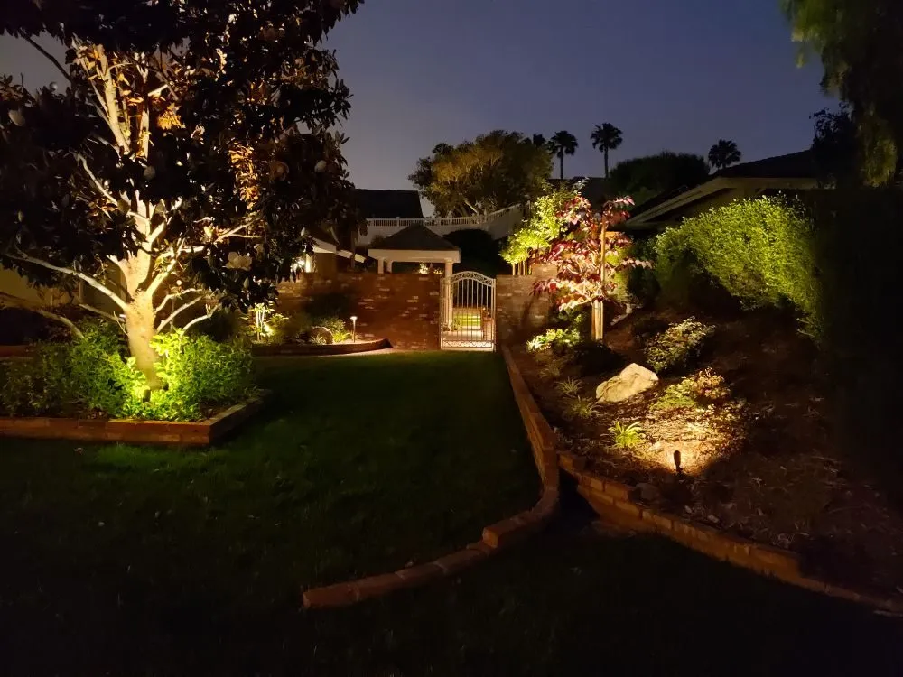 Custom landscape installation in Santa Ana, CA by WorkGrove Landscape & Tree Care