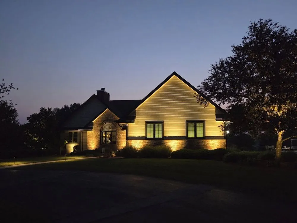Reliable outdoor landscaping for homes in Waukesha, WI by World Class Outdoor Lighting