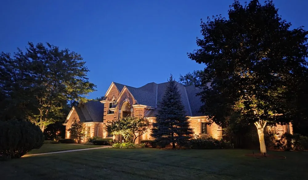 Local landscape installation in Waukesha, WI by World Class Outdoor Lighting